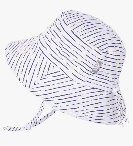 JAN & JUL - Gorro de sol con capucha de algodón, 0-6 meses