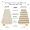 Burt's Bees Baby Beekeeper Wearable Blanket Manta portátil Unisex bebé, 6-12 meses, 1.5Tog