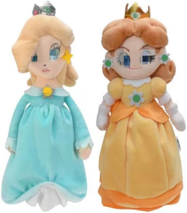 Peluche de melocotón Príncipes Rosalina & Dasy de peluche de 8 pulgadas