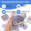 Paquetes térmicos de gel Click - Calentadores de manos reutilizables instantáneos para acampar y senderismo