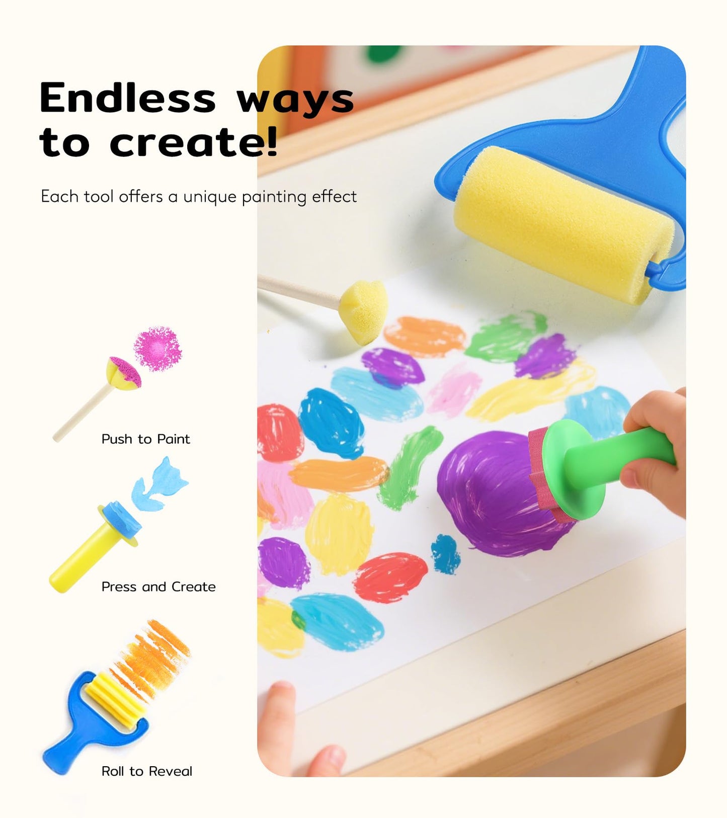 TMOL - Pintura Lavable para Dedos para niños, 25 Pinturas para Dedos no tóxicas