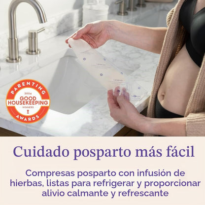 Almohadillas de enfriamiento posparto de Lansinoh, paquetes de hielo perineales, 12 unidades
