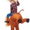 Spirit Halloween Disfraz inflable de toro para niños, talla única