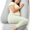 Momcozy Almohadas de embarazo en forma de U con algodón extraíble