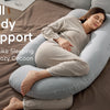Momcozy Almohadas de embarazo en forma de U con algodón extraíble