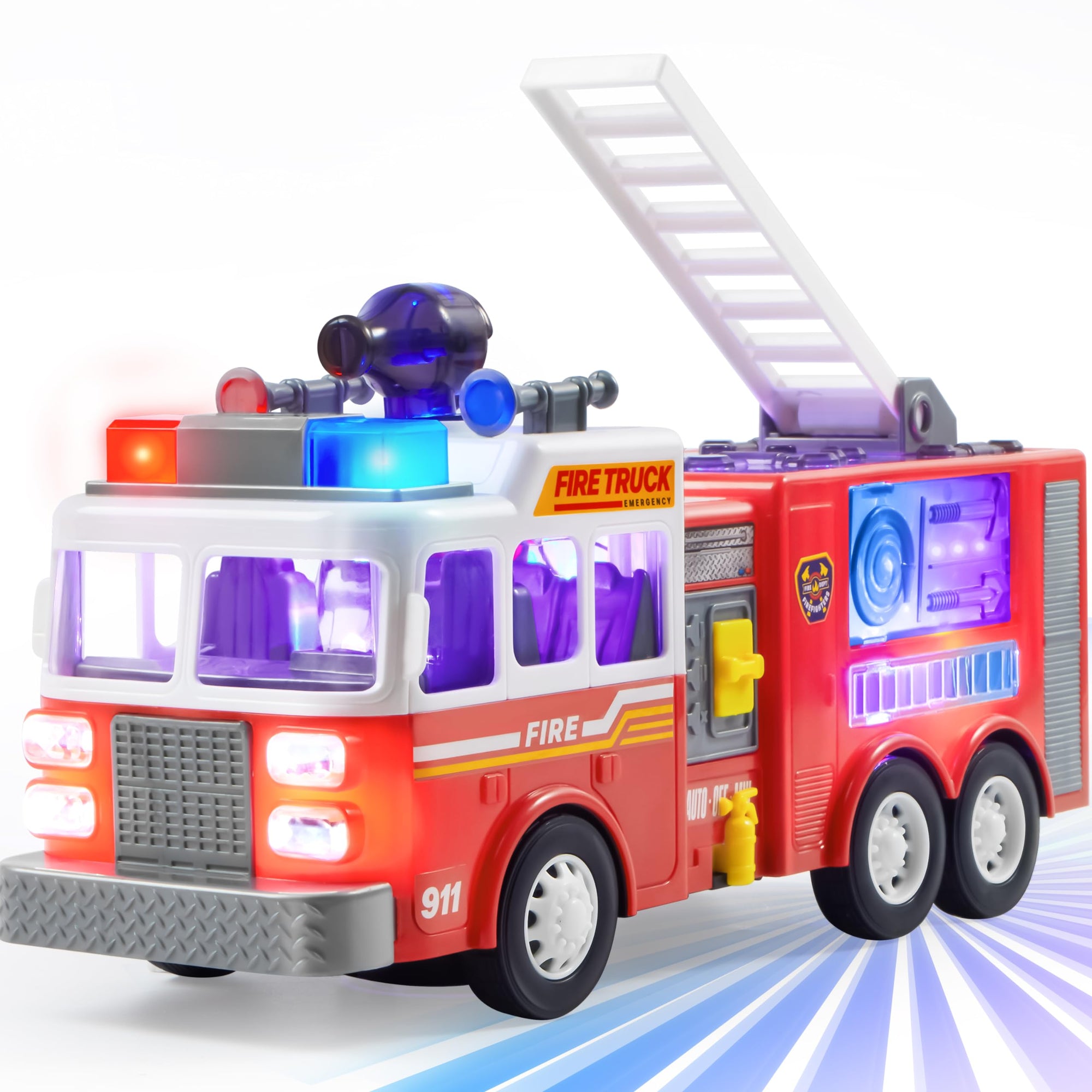 JOYIN Camión de bomberos LED