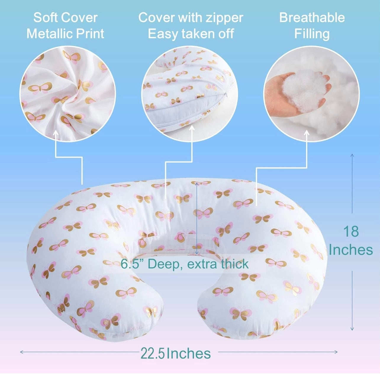 Almohada de lactancia Little Grape Land