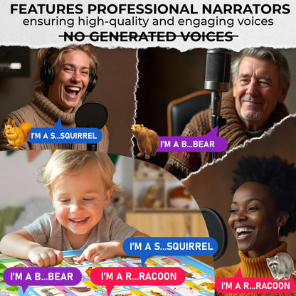 QUOKKA Juguetes Educativos para Niños de 5-7 Años - Conjunto de 4 Verticales 4 Gráficos de Pared de Aprendizaje