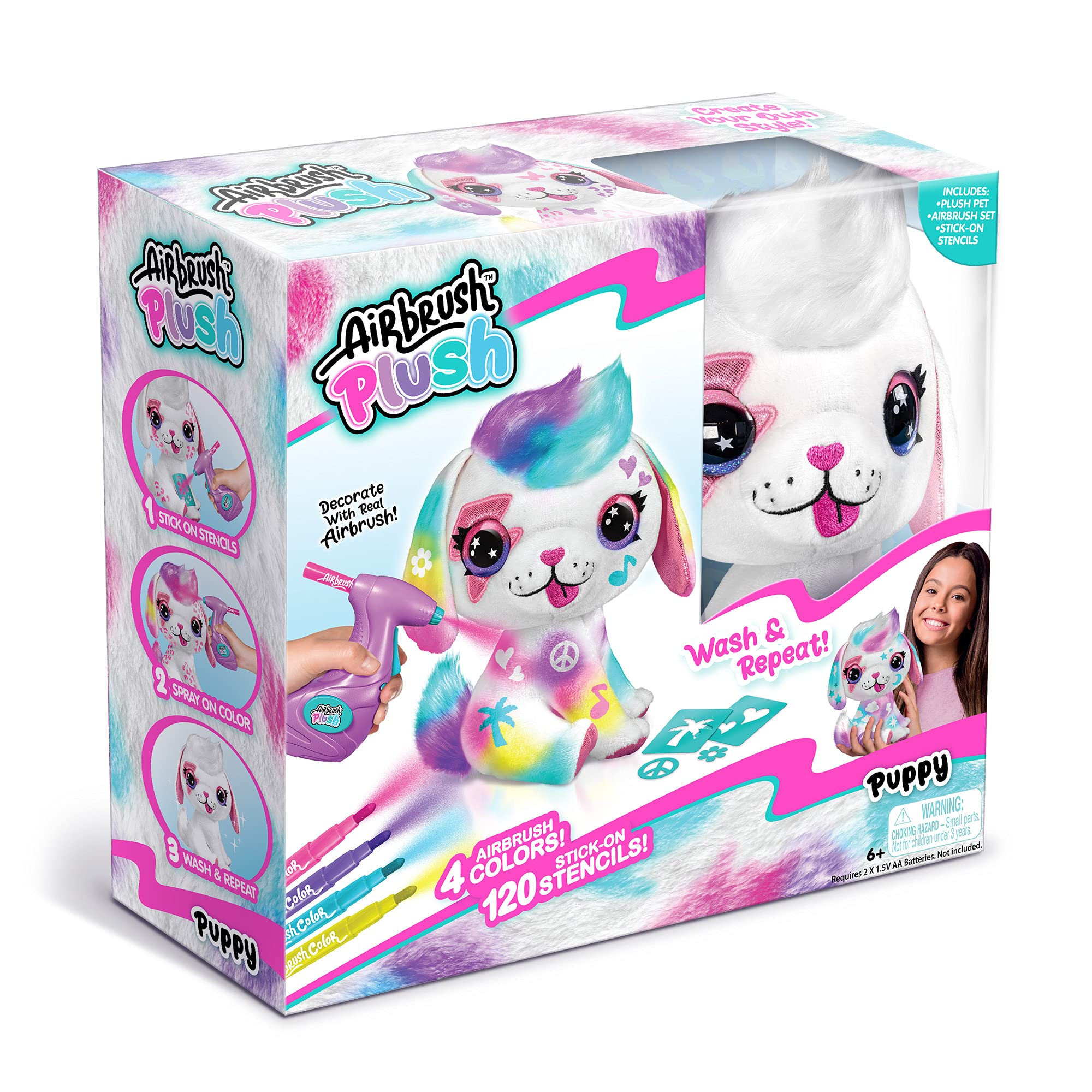 Canal Toys Personalize Airbrush Peluche Cachorro Grande