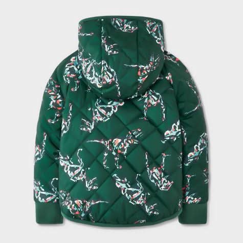 Toddler Boys' Dino Printed Quilted Reversible Puffer Jacket - Cat & Jack, 5 años