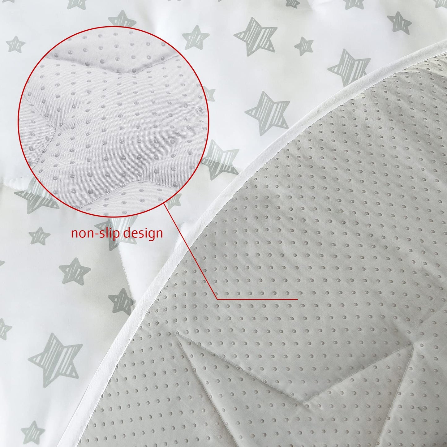 Alfombra Moonsea para tienda tipi infantil, 47 x 47 pulgadas