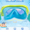 Gafas de natación para niños con correa de tela