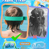 Gafas de natación para niños con correa de tela