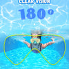 Gafas de natación para niños con correa de tela