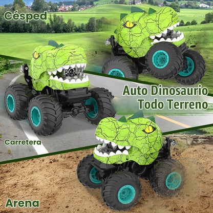 Monster Truck Toys - Camión monstruo de control remoto con aerosol y luz