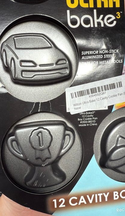 Molde para galletas Wilton Ultra Bake de 12 cavidades