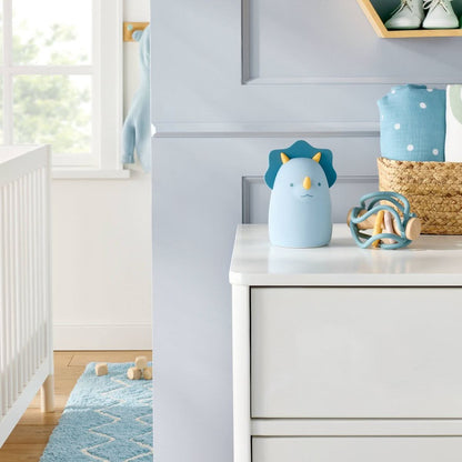 Silicone and Wood Ball Rattle Baby Toy - Cloud Island