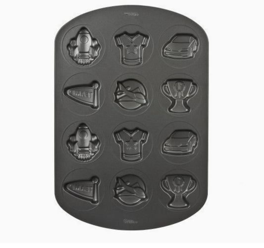 Molde para galletas Wilton Ultra Bake de 12 cavidades