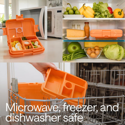 Caja Bento con paquetes de hielo y calor – 5 recipientes a prueba de fugas, lonchera aislada