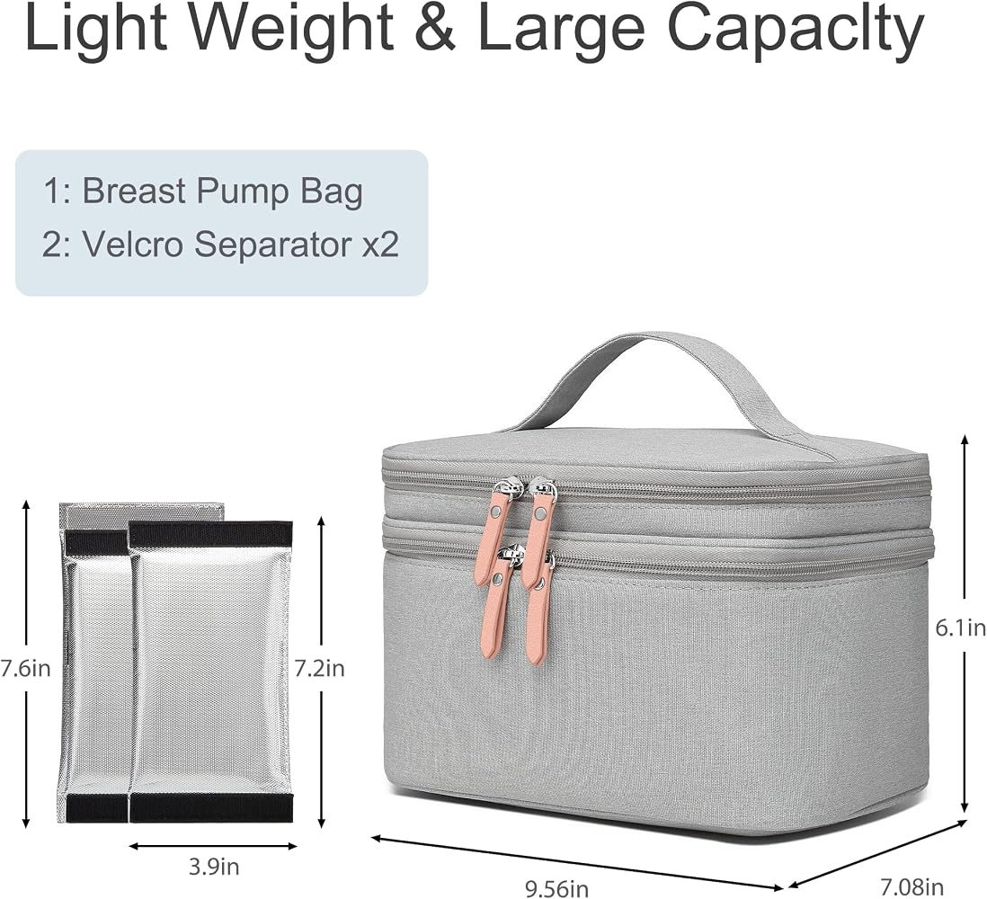 Bolso QIUXQIU para extractores de leche portátiles de manos libres