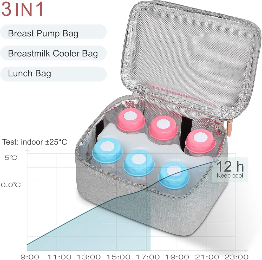 Bolso QIUXQIU para extractores de leche portátiles de manos libres