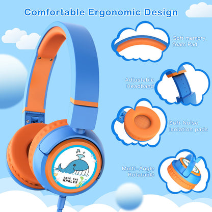 Auriculares para niños con micrófono