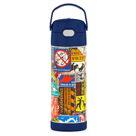 Botella de agua Funtainer 16oz Jurassic World