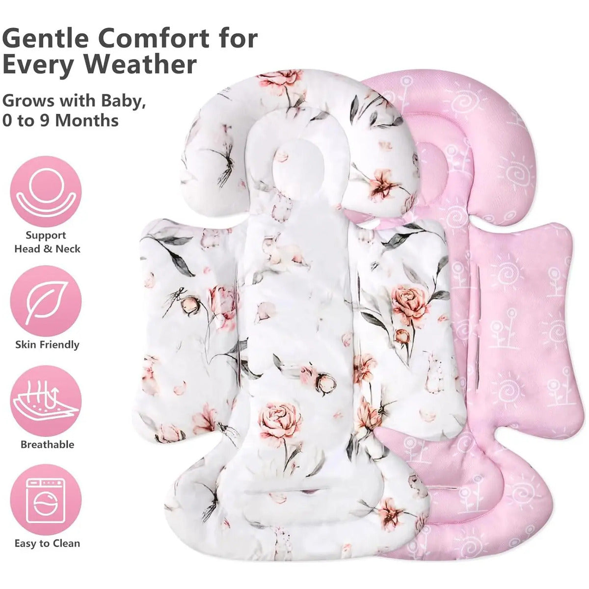 Inserto Para Bebés Bubbynook Floral