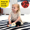 Baby Einstein + Radio de juguete Hape Discovery Radio con música y luces, a partir de 6 meses