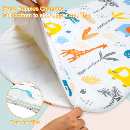 FLYISH DIRECT Saco de dormir para bebé de invierno, 2,5 tog, cálido, de algodón, 0-3 meses