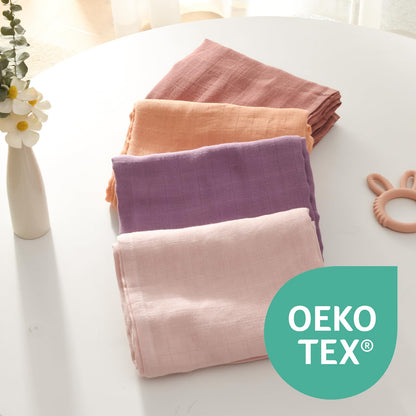 Momcozy Mantas de muselina para envolver al bebé