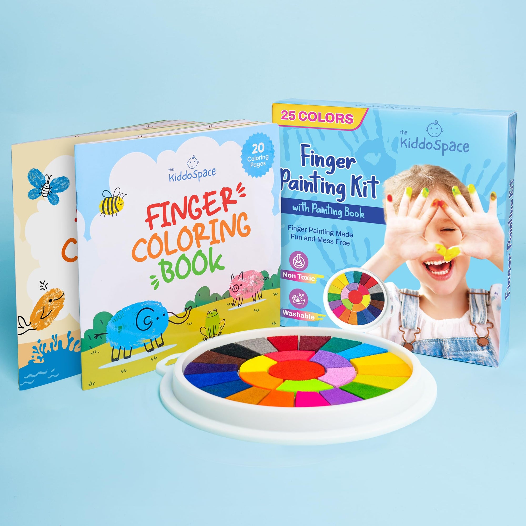 Kit de pintura para dedos