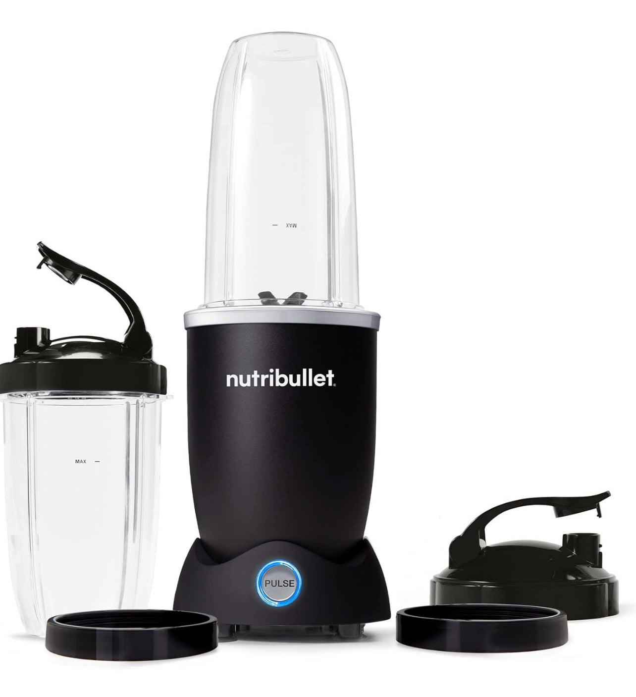 Licuadora personal nutribulletยฎ Pro+ de 1200 vatios con funciรณn de pulso SKU Negro mate