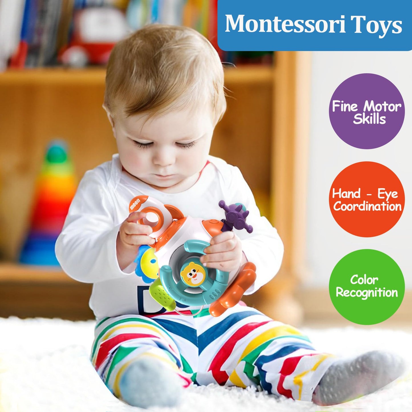 Juguetes Sensoriales Montessori para Niños