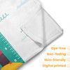 Pavo Baby Milestone Blanket Growth Chart Marine