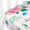 HOMRITAR Sábana floral para cuna, 28 x 52 x 9 pulgadas, acuarela Bluch