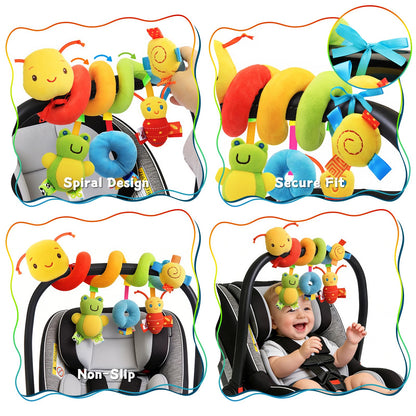 Juguete de Actividad en Espiral para Asiento de Coche y Cochecito