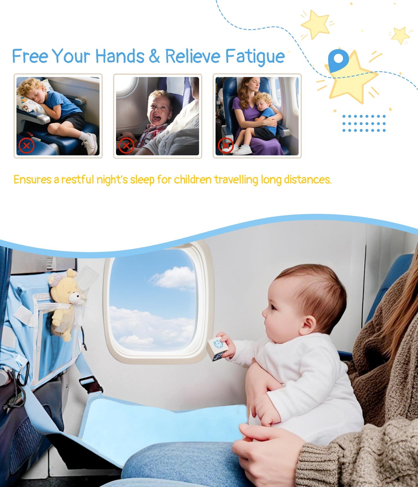 Cama de avión para niños