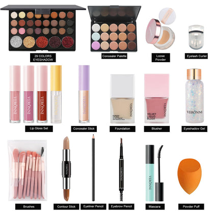 VERONNI Kit de maquillaje todo en uno