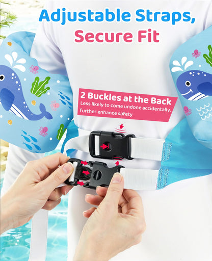 HeySplash Chaleco de Natación para Niños, 22-55 libras