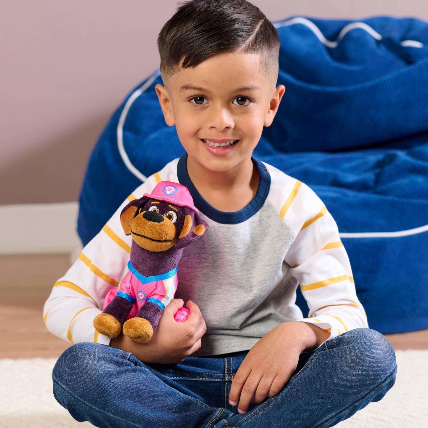 Just Play Disney Junior Pupstruction Roxy - Peluche pequeño de 8 pulgadas, Rottweiler