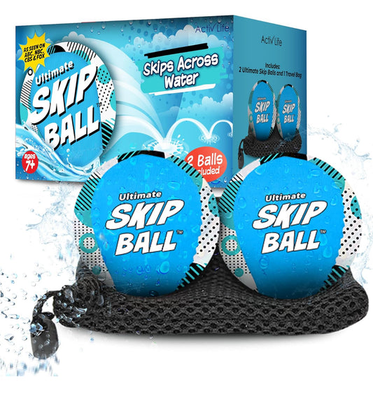 Paquete de 2 pelotas de rebote | Pelotas de agua para playa y pelota de agarre