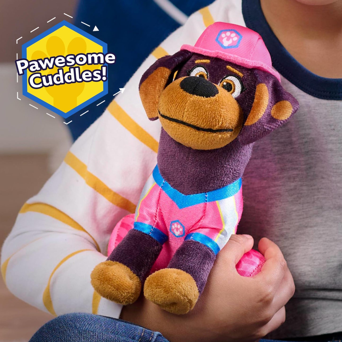 Just Play Disney Junior Pupstruction Roxy - Peluche pequeño de 8 pulgadas, Rottweiler