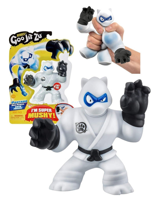 Heroes of Goo JIT Zu - Serie 1 - Pantaro The Panther Super Mushy - Figura elástica para niños