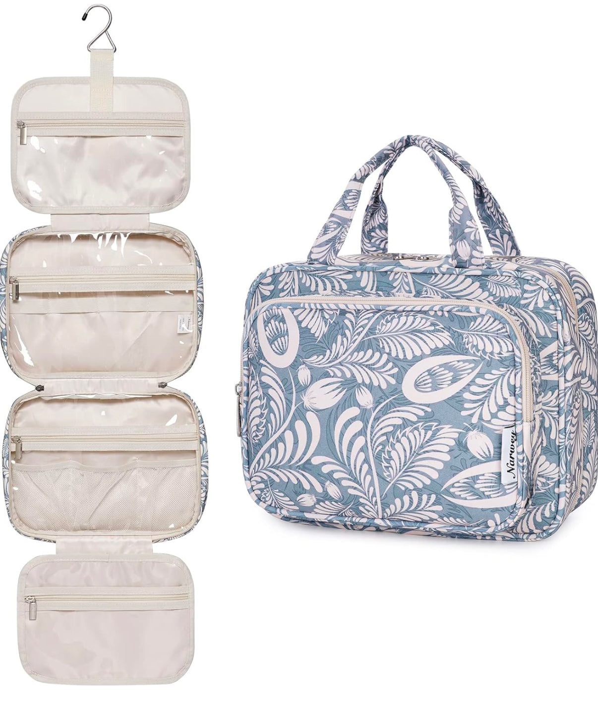 Narwey - Bolsa de aseo colgante grande de viaje