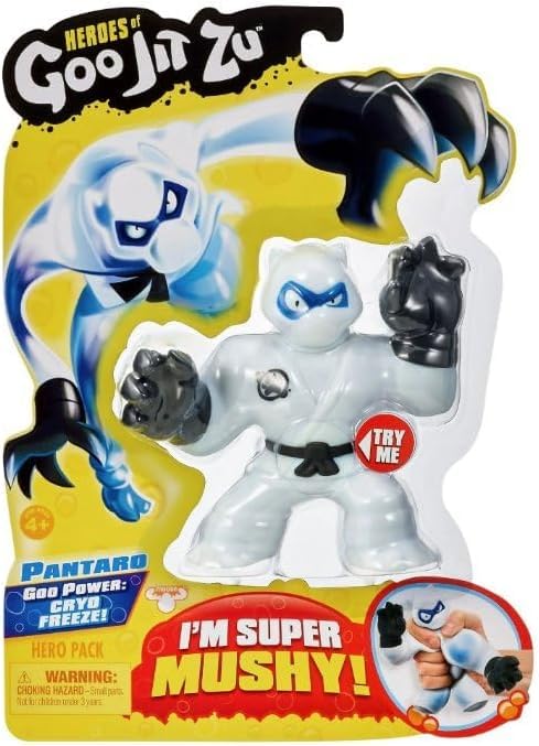 Heroes of Goo JIT Zu - Serie 1 - Pantaro The Panther Super Mushy - Figura elástica para niños