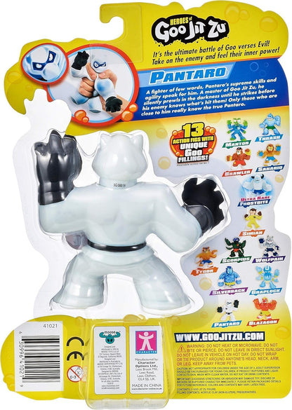 Heroes of Goo JIT Zu - Serie 1 - Pantaro The Panther Super Mushy - Figura elástica para niños