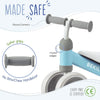 Bicicleta de equilibrio BEKILOLE Celeste