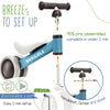 Bicicleta de equilibrio BEKILOLE Celeste
