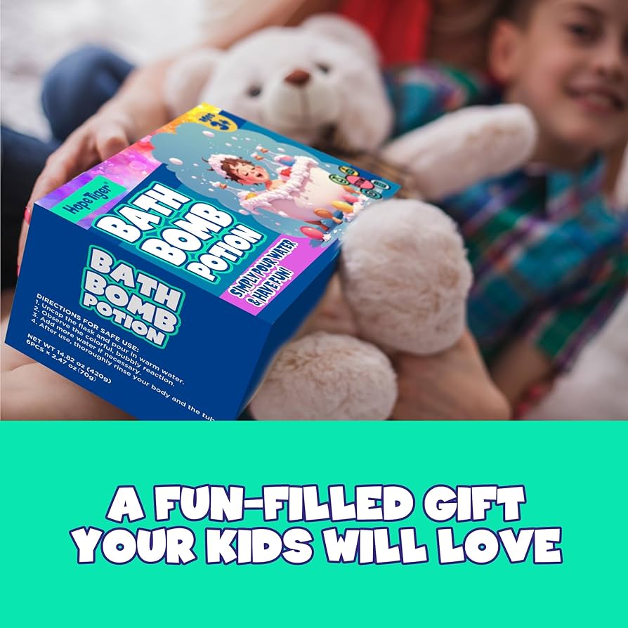 Poción de bomba de baño para niños pequeños